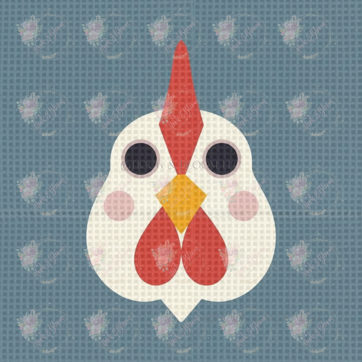 Penny the Chicken 4x4 square