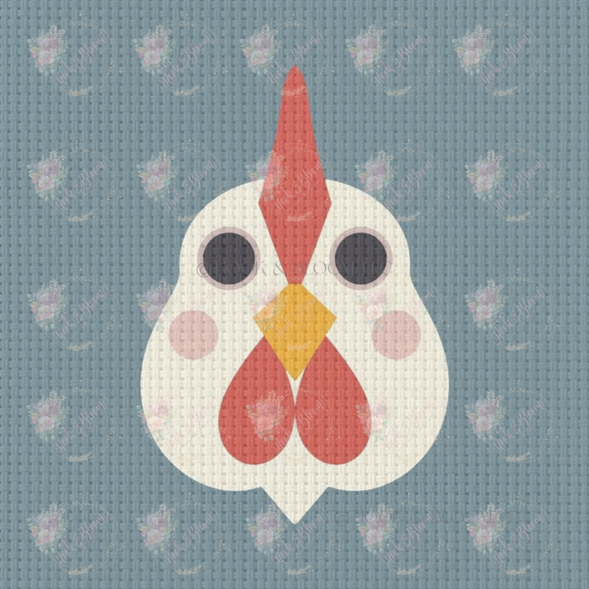 Penny the Chicken 4x4 square