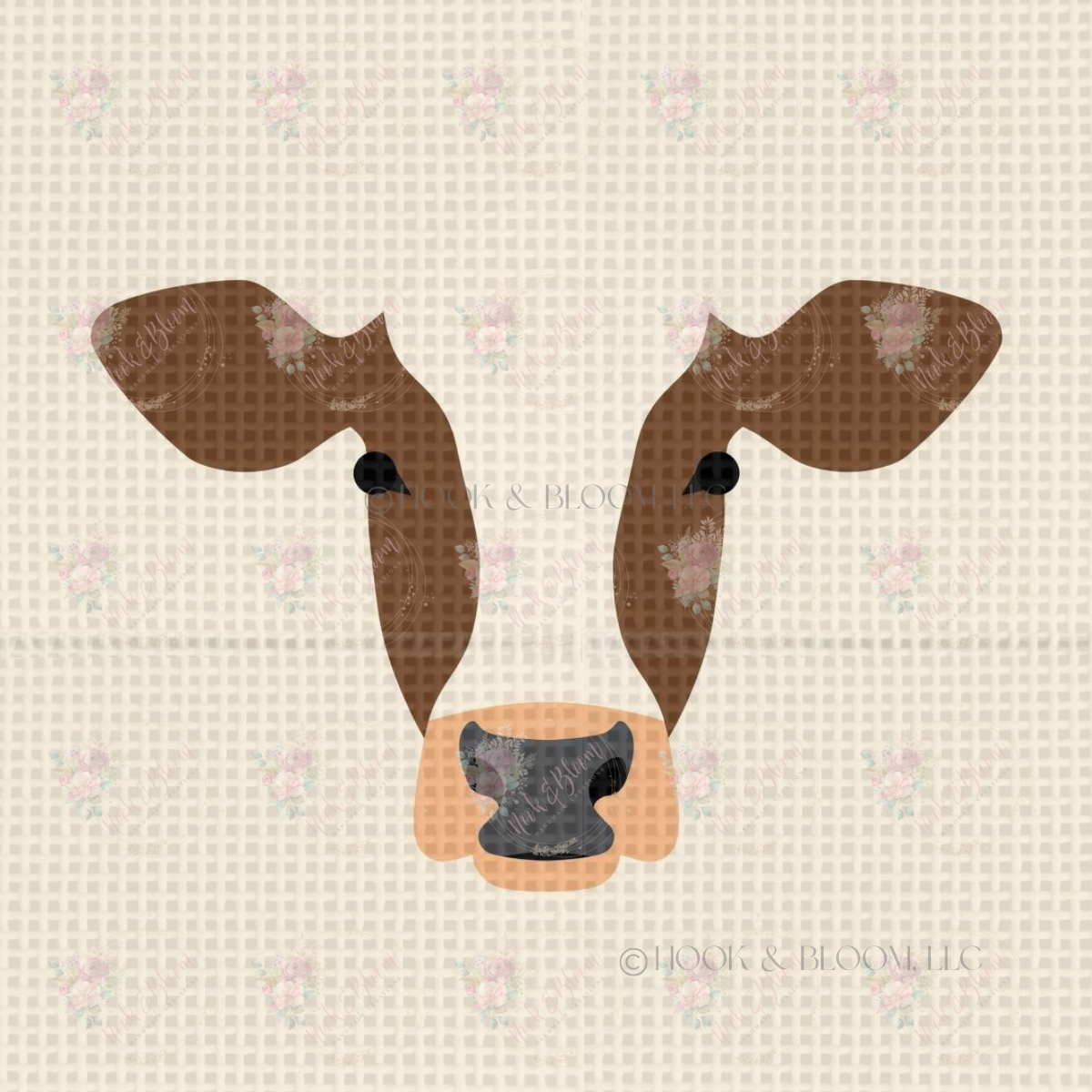 Daisy the Cow 4x4 square