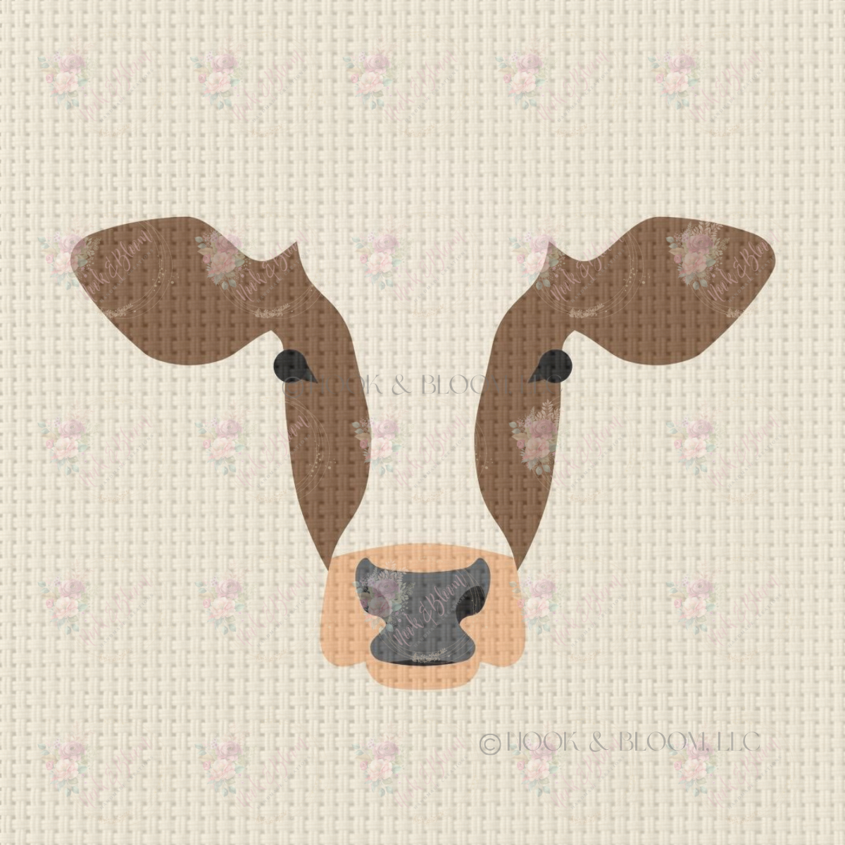 Daisy the Cow 4x4 square
