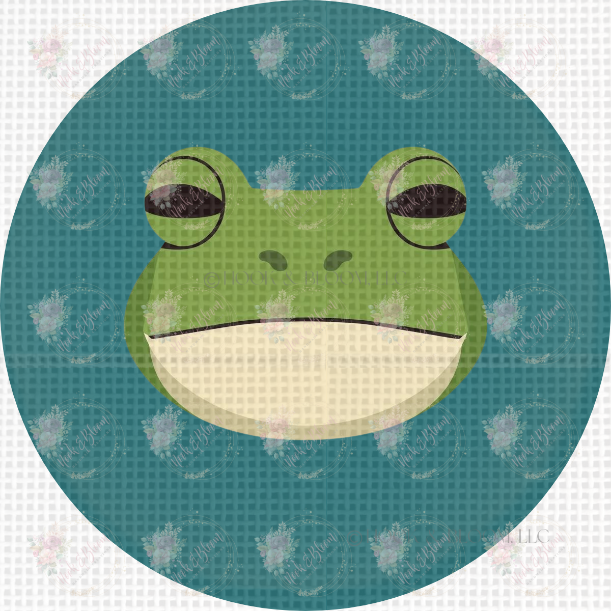 Fergus the Frog 4x4 round