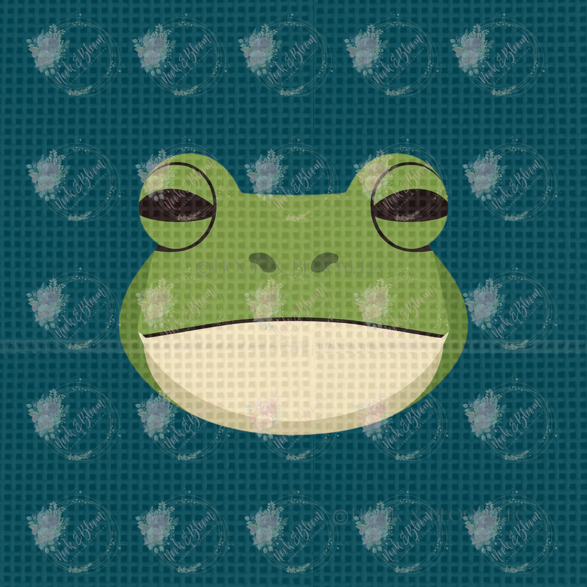 Fergus the Frog 4x4 square