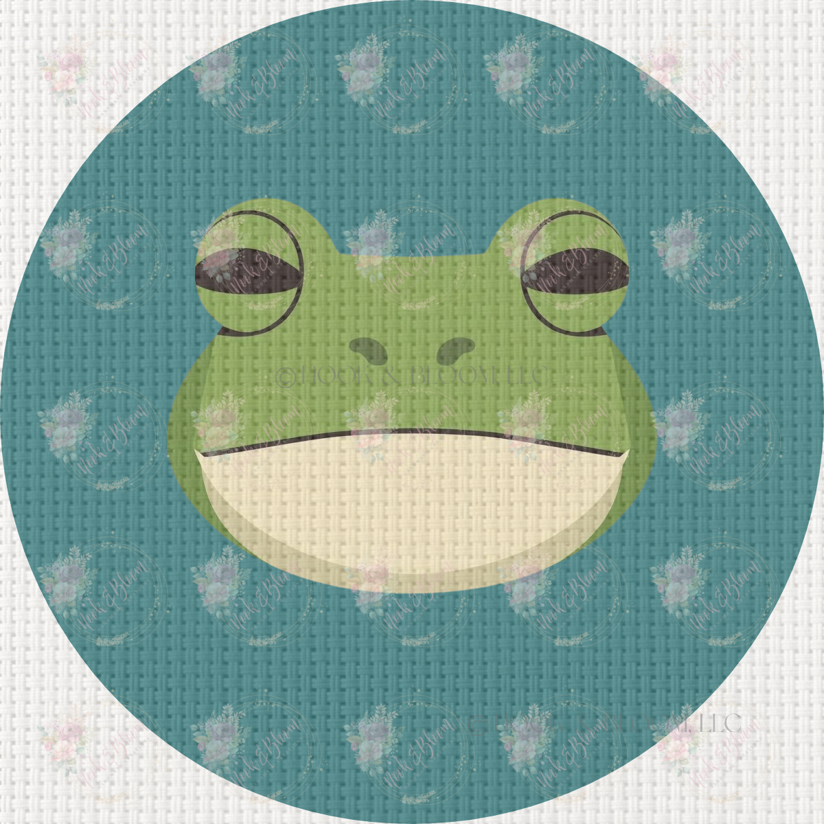 Fergus the Frog 4x4 round