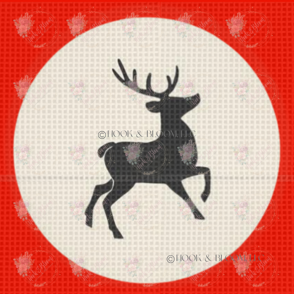 Reindeer 4x4 square