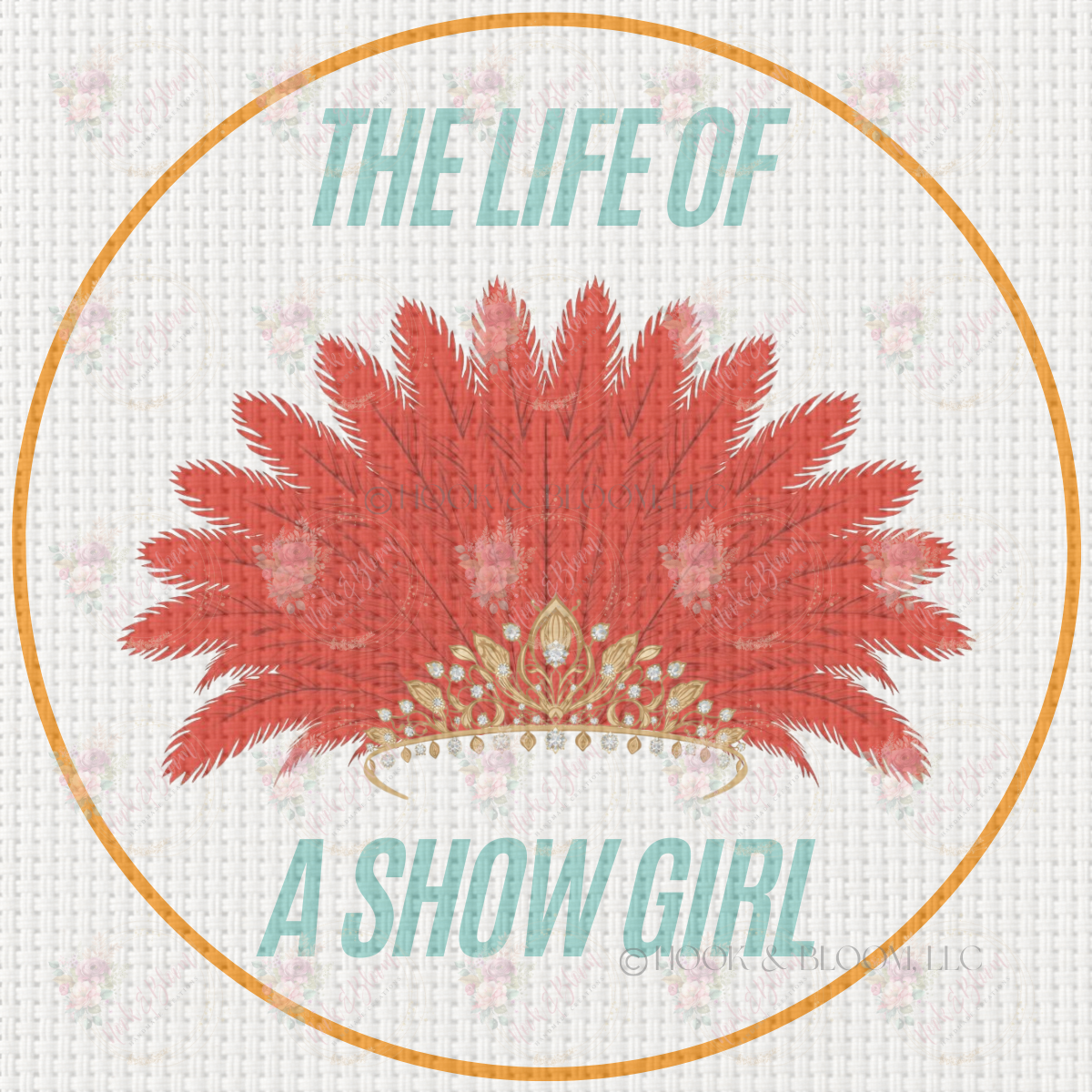 Taylor Swift The Life of a Show Girl 4x4 round