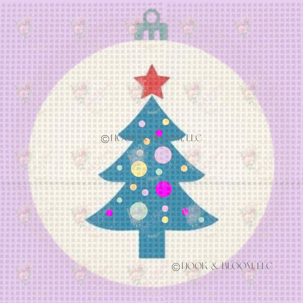 Christmas Tree 4x4 square