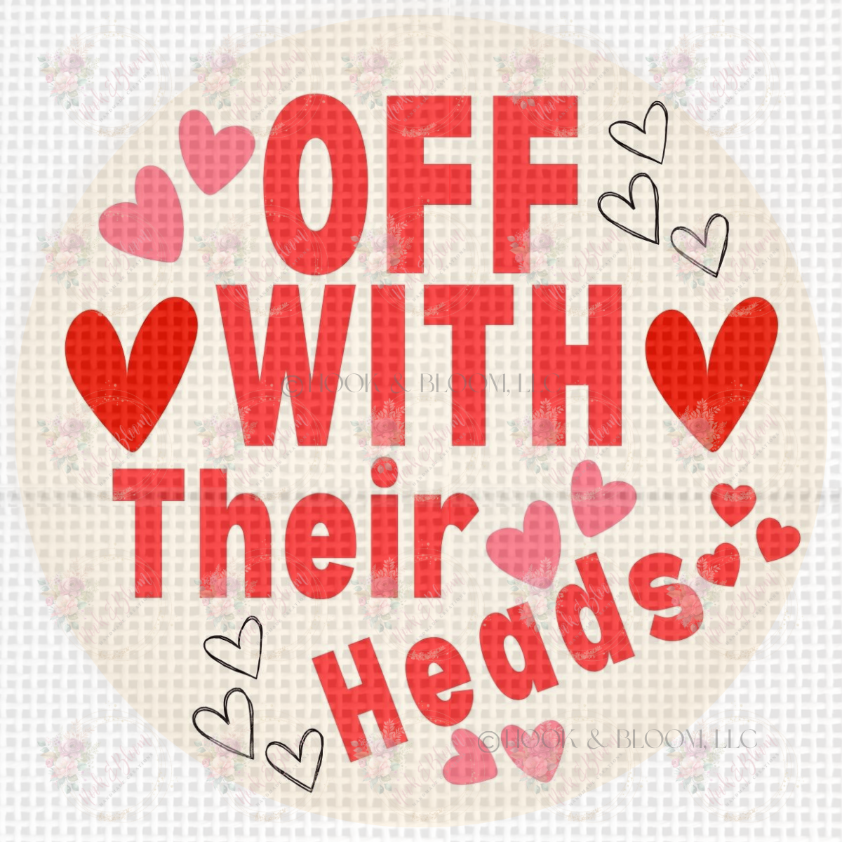 Off with Their Heads 4x4 round