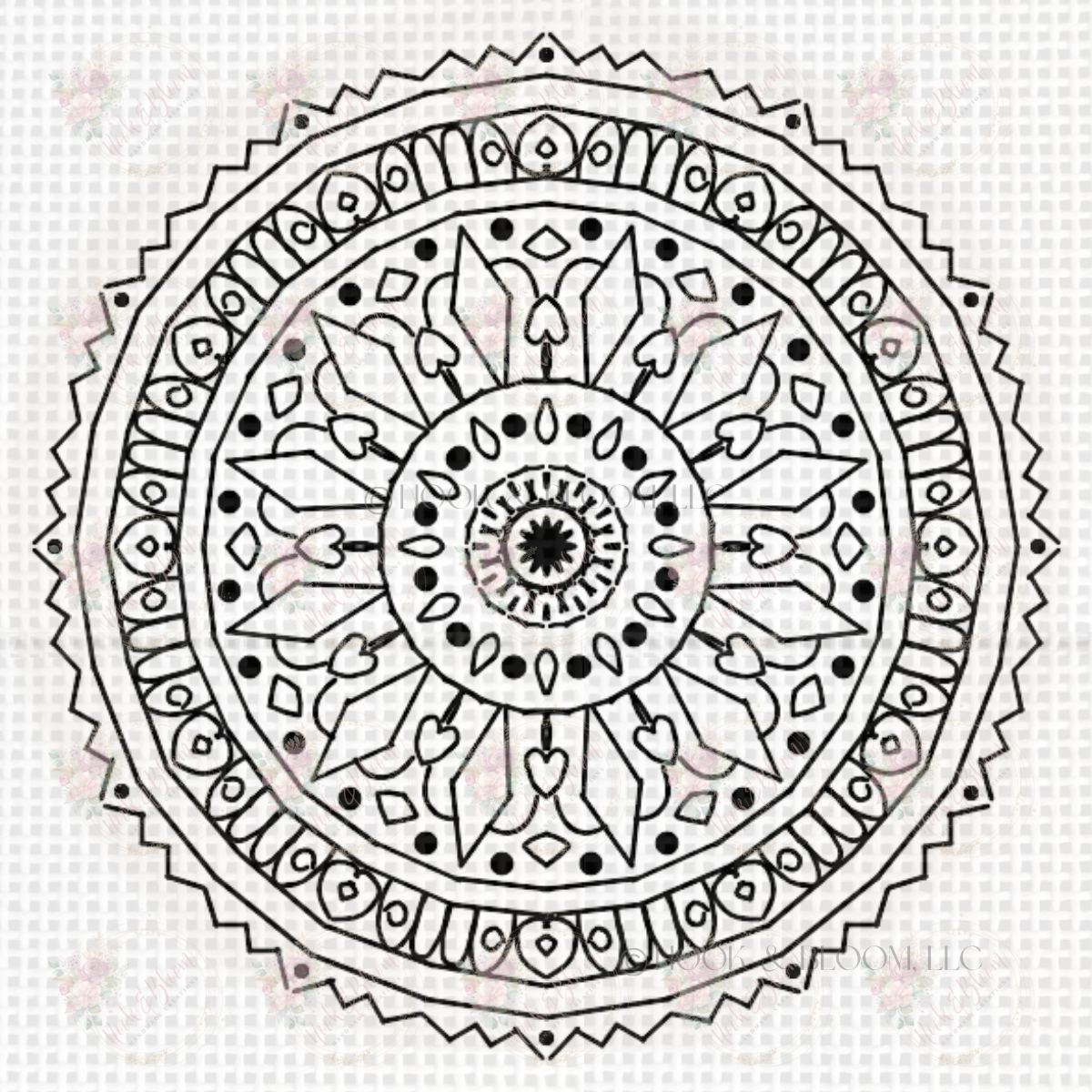 Mandala 1 4x4 round