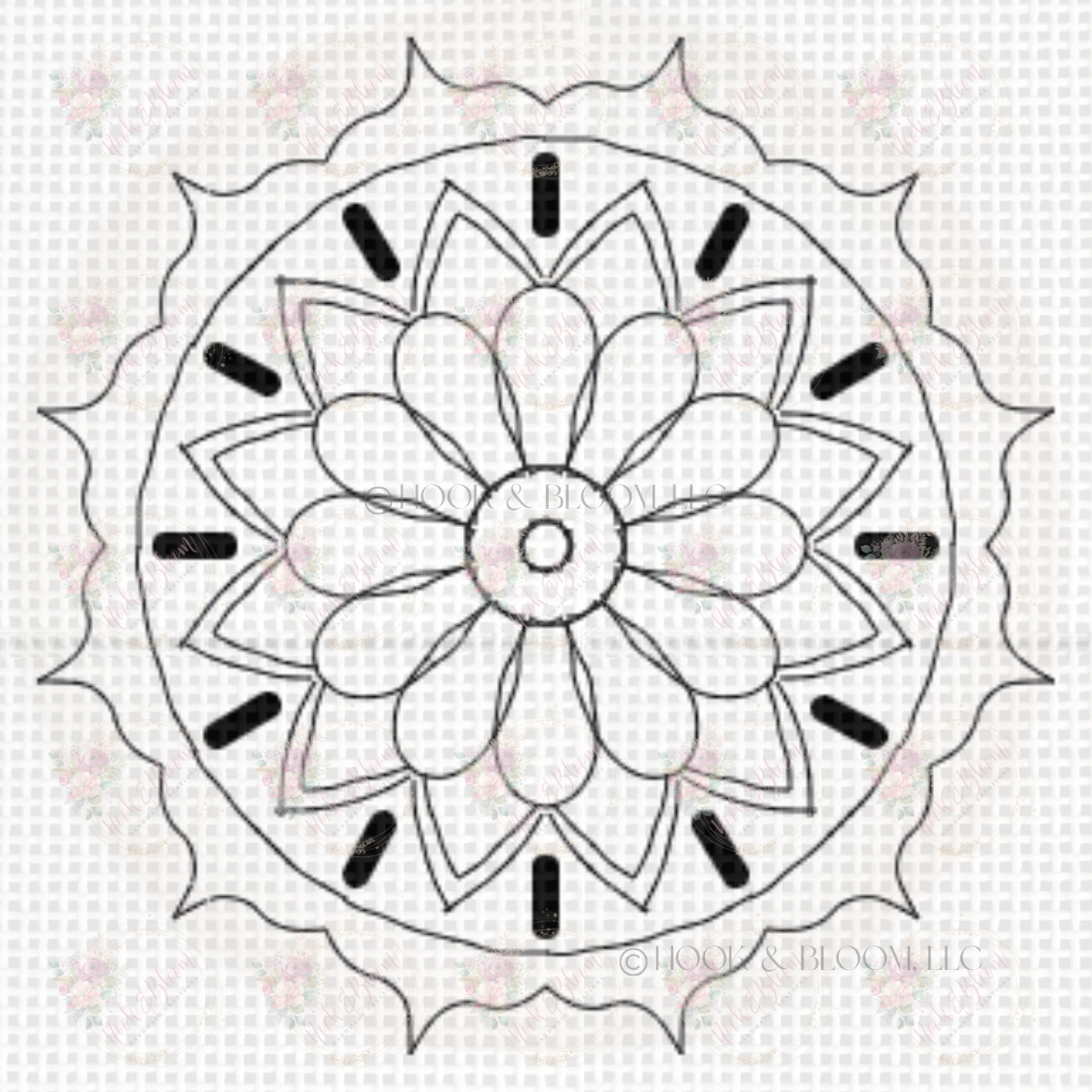 Mandala 3 4x4 round