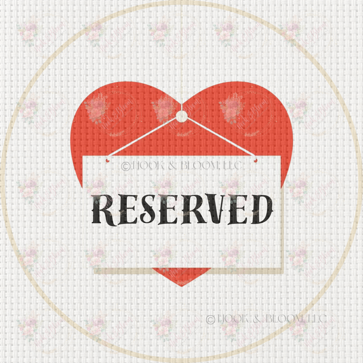 Taylor Swift Sign on Heart 4x4 round