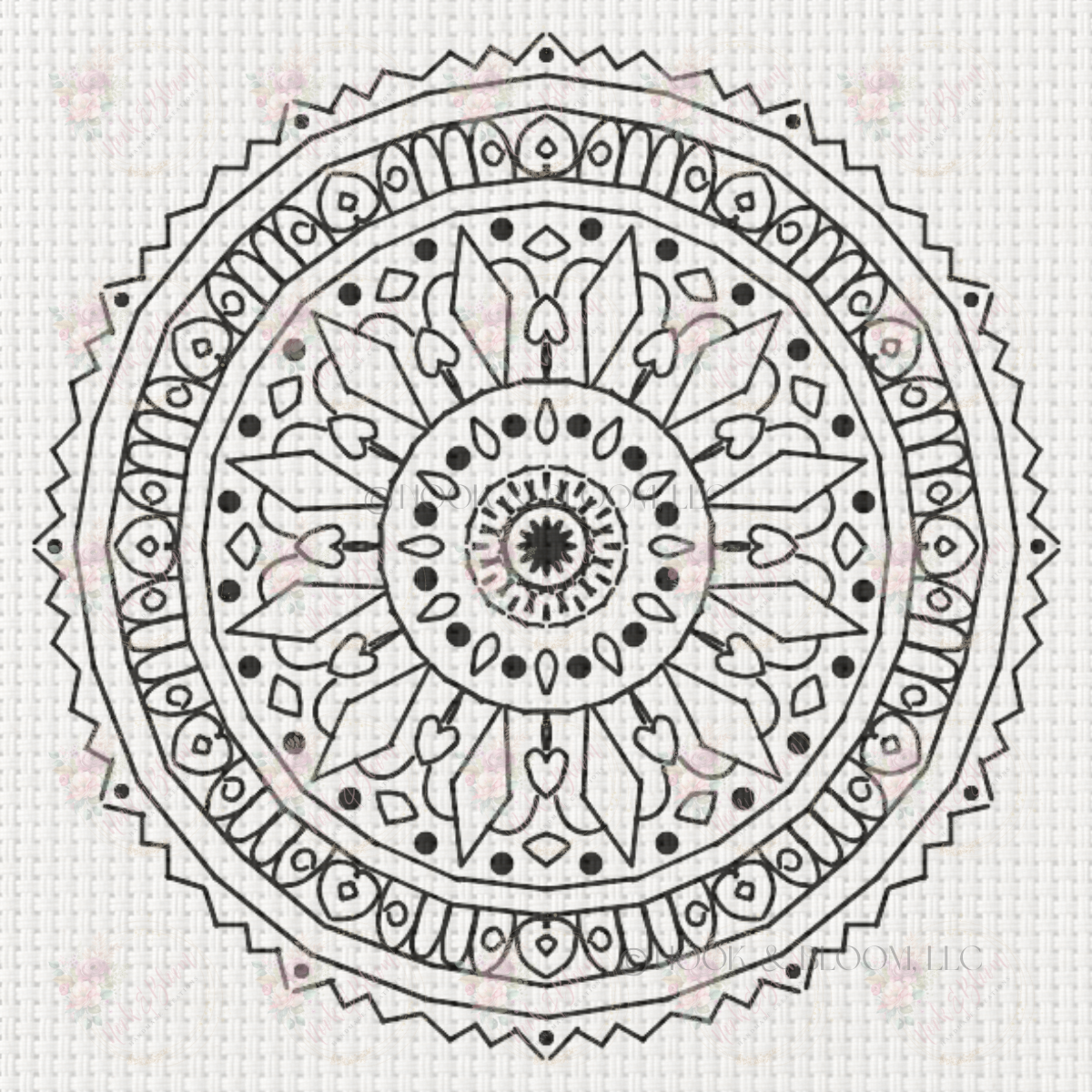 Mandala 1 4x4 round