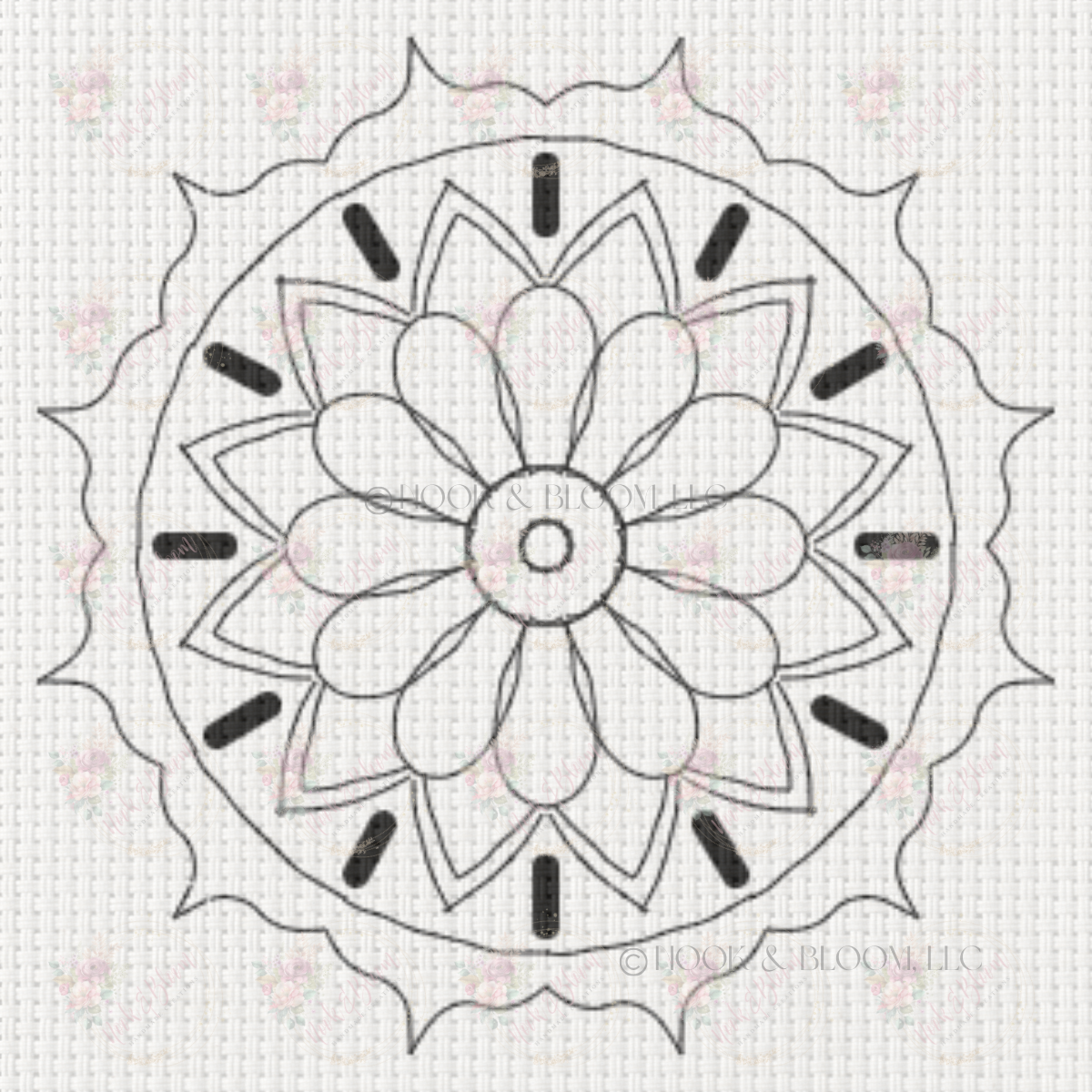 Mandala 3 4x4 round