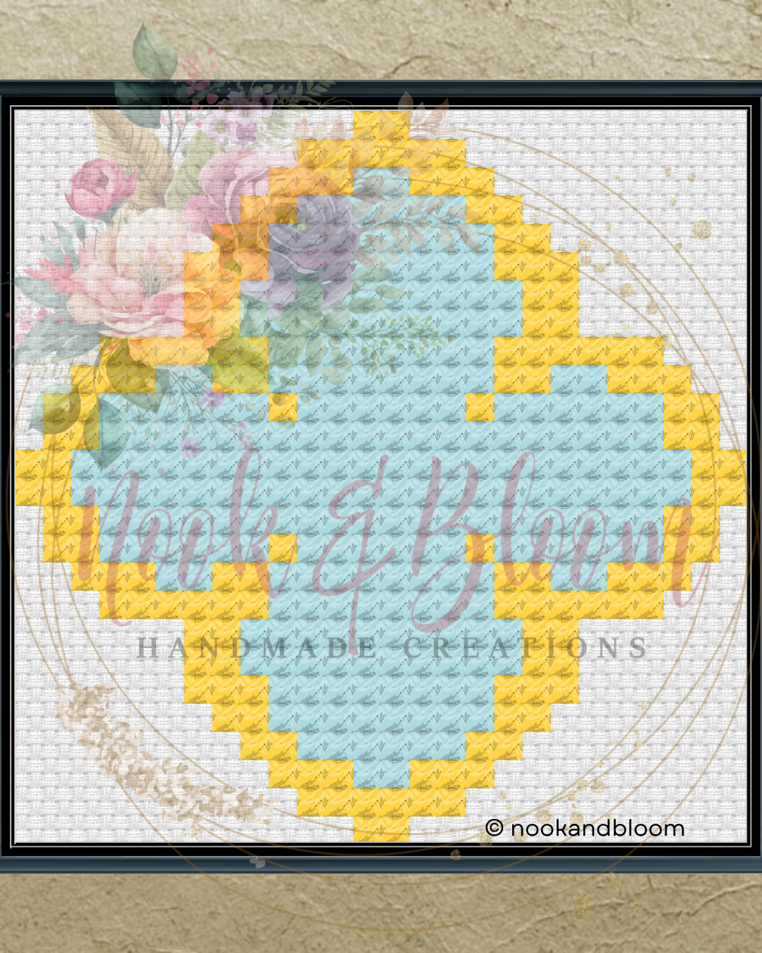 Quatrefoil Needlepoint Chart - Digital Download