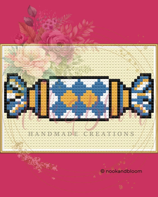 Christmas Crackers | Christmas Mini | 18-Mesh Needlepoint PDF Chart