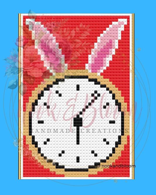 White Rabbit | Alice in Wonderland Collection | 18-Mesh Needlepoint PDF Chart