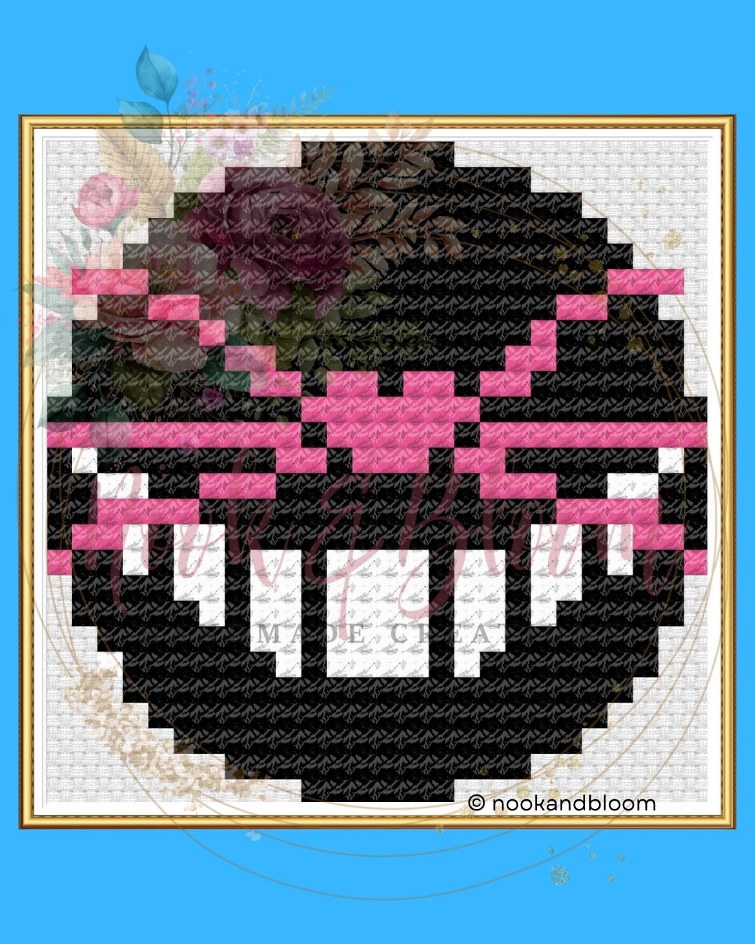 Cheshire Cat | Alice in Wonderland Collection | 13-Mesh Needlepoint PDF Chart