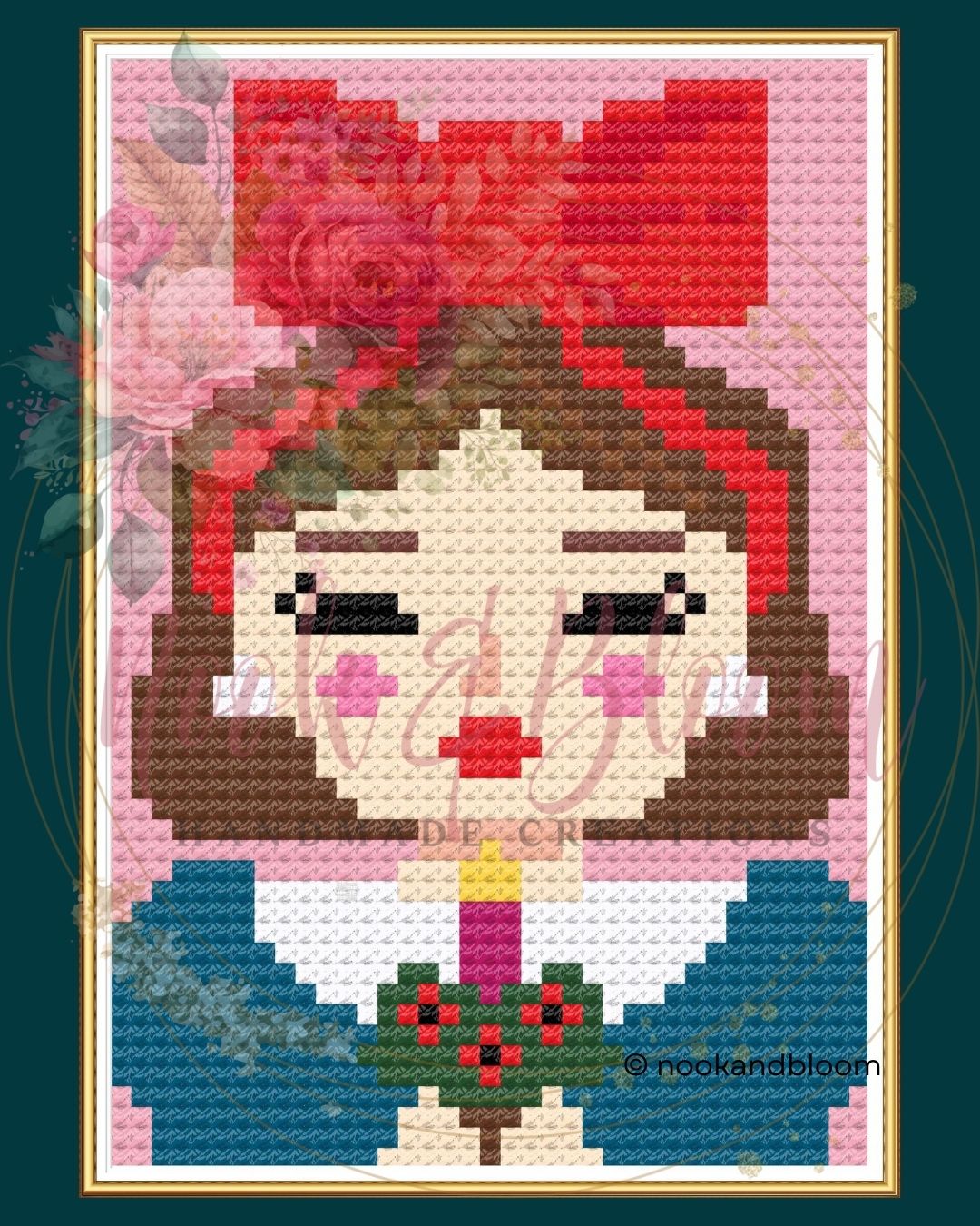 Beatrice | The December Club | 18-Mesh Needlepoint PDF Chart