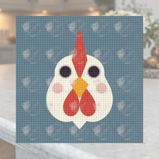 Penny the Chicken 4x4 square