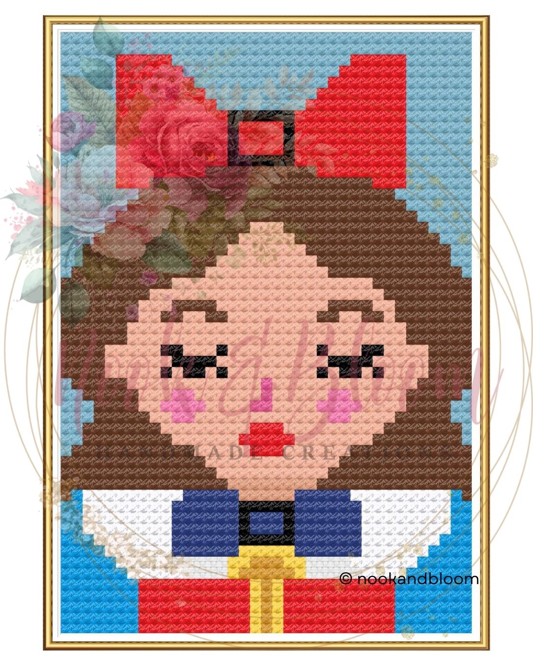 Clara | The Yuletide Set | 18-Mesh Needlepoint PDF Chart