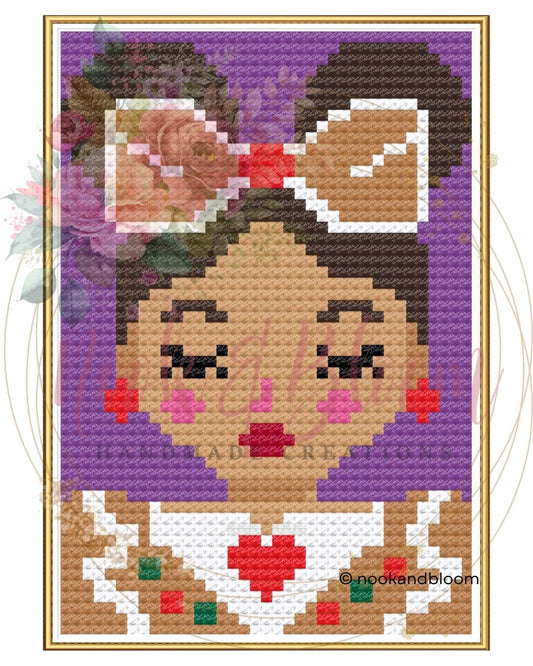 Ginger | The Yuletide Set | 18-Mesh Needlepoint PDF Chart