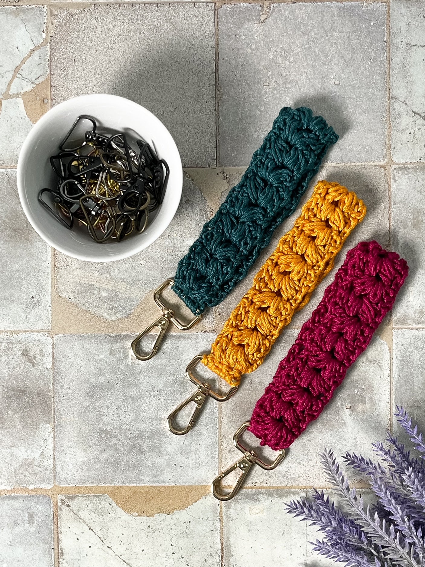 Lavender Fields Keychain