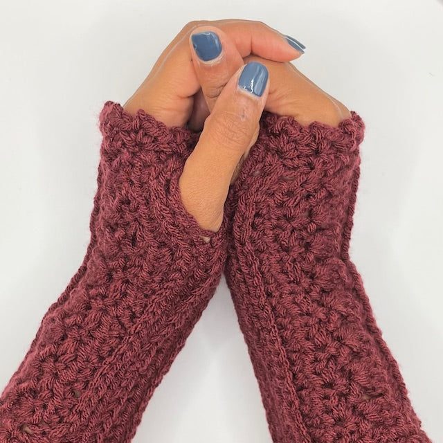 Autumn Charm Fingerless Gloves