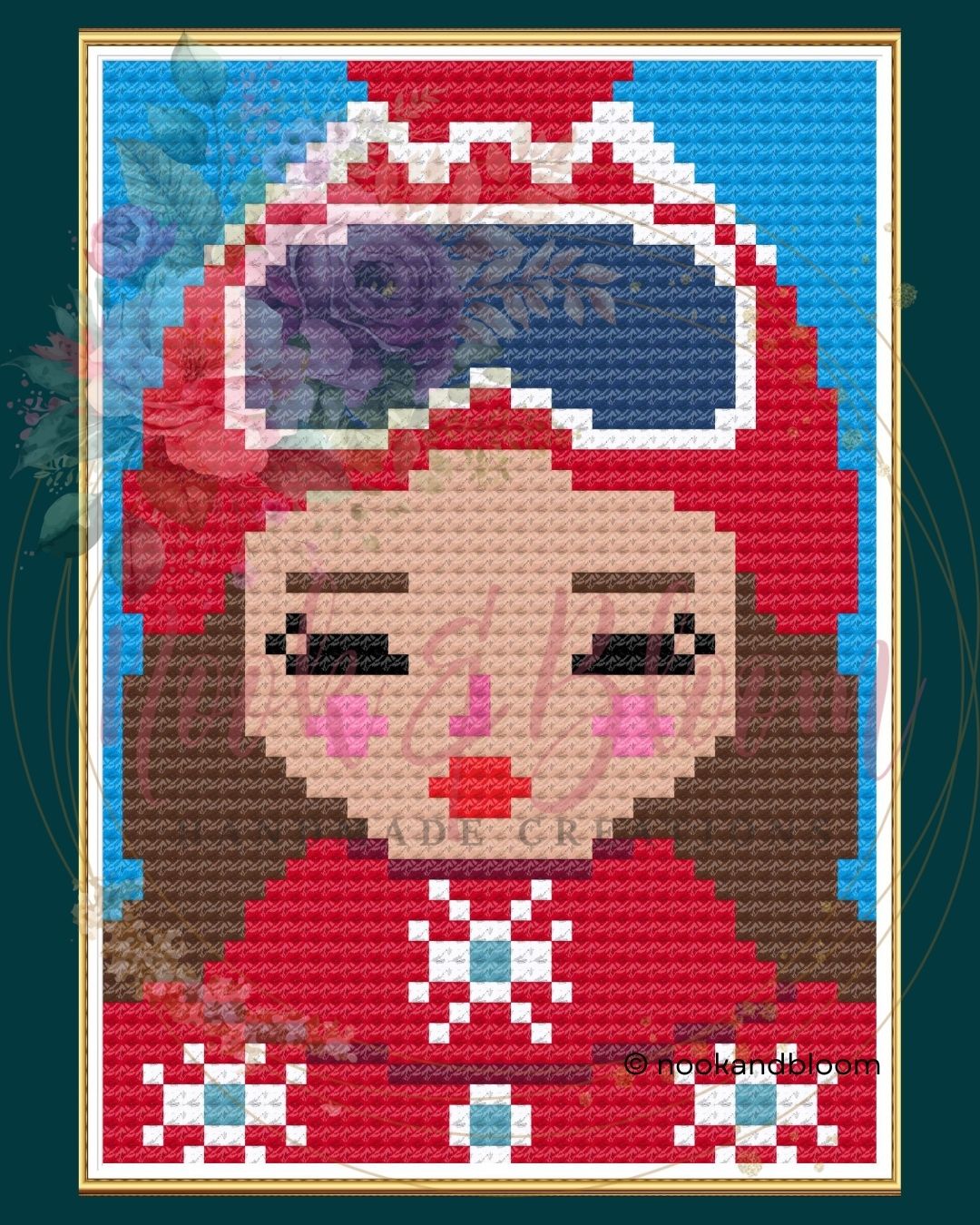 Lorelai | The December Club | 18-Mesh Needlepoint PDF Chart