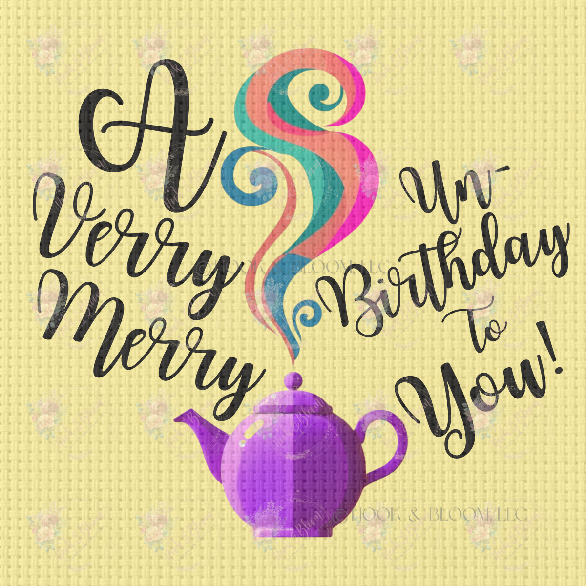 Merry Unbirthday 4x4 square