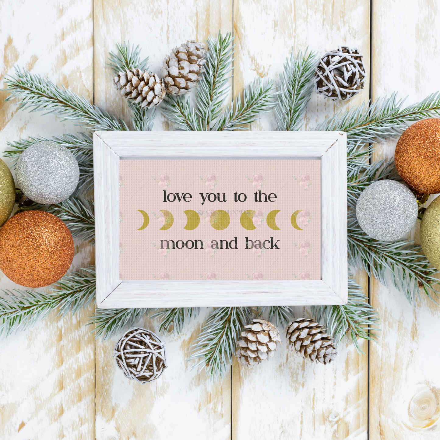 Love You to the Moon and Back 10x8