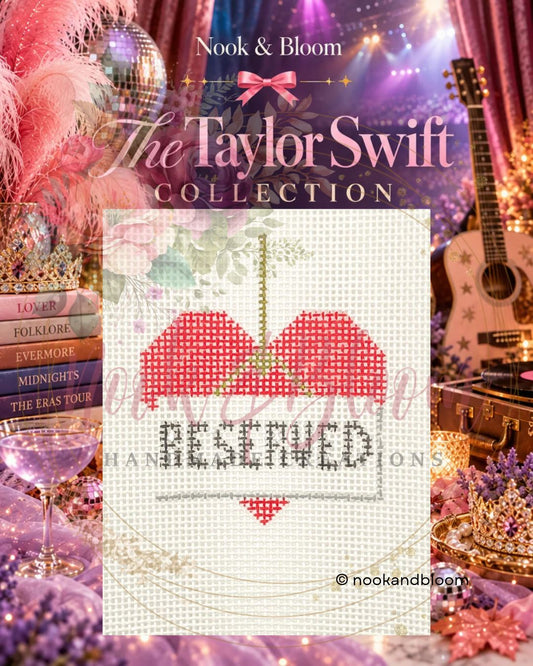 Reserved 2 x 3 | The Taylor Swift Collection | Hand-Painted Needlepoint Canvas