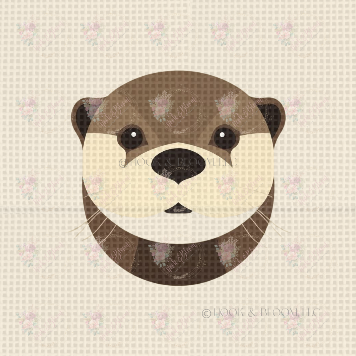 Otis the Otter 4x4 square