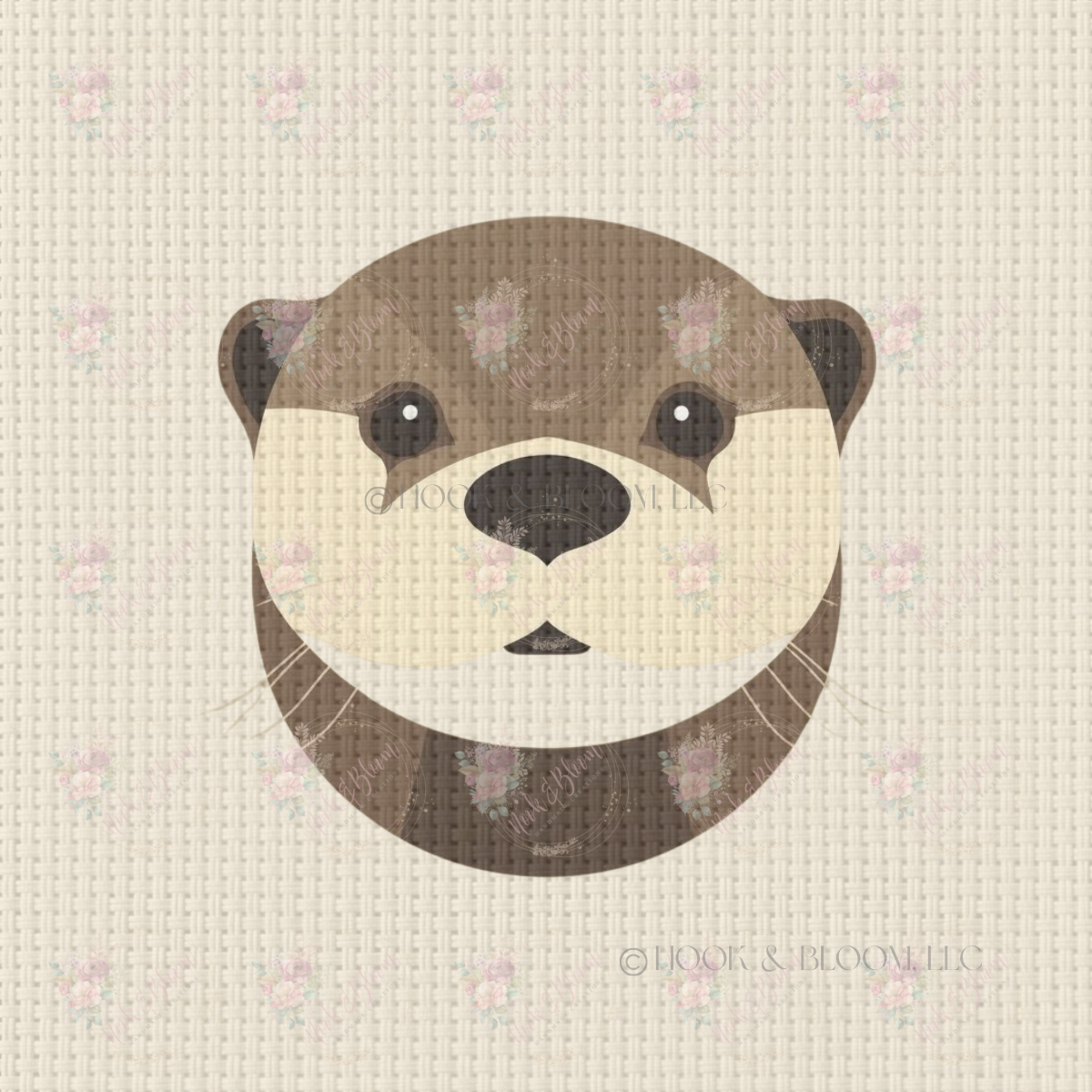 Otis the Otter 4x4 square