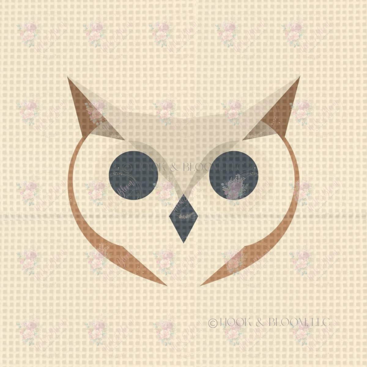 Ophelia the Owl 4x4 square