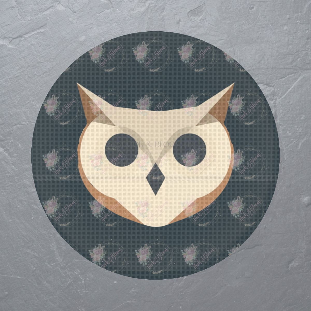 Ophelia the Owl 4x4 round