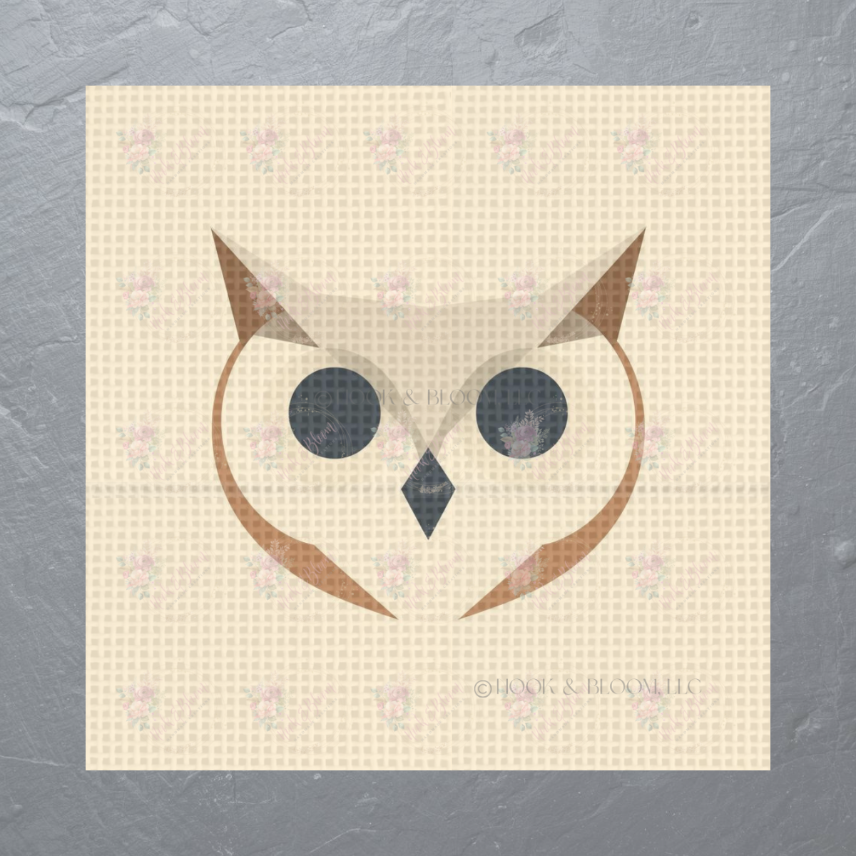 Ophelia the Owl 4x4 square