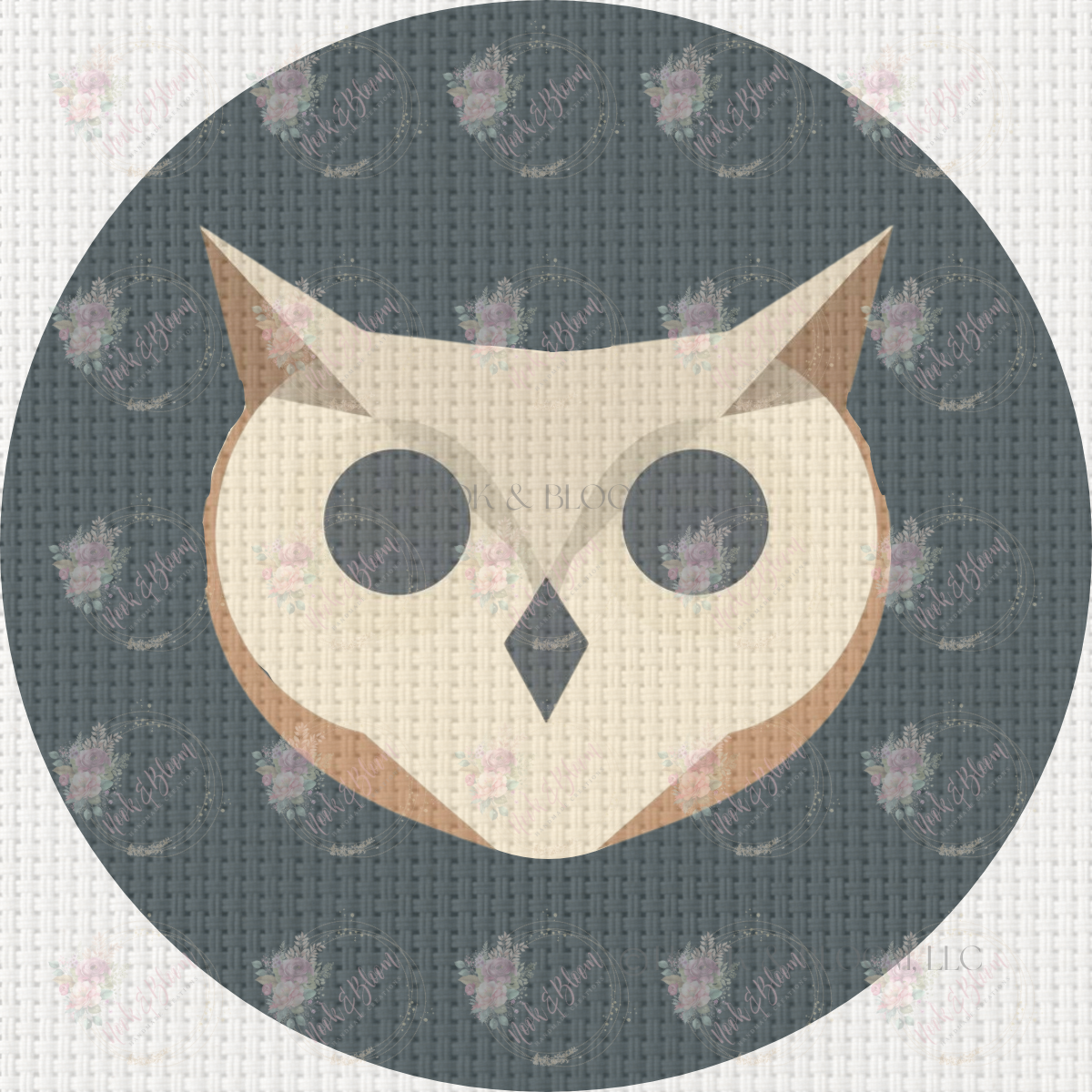 Ophelia the Owl 4x4 round