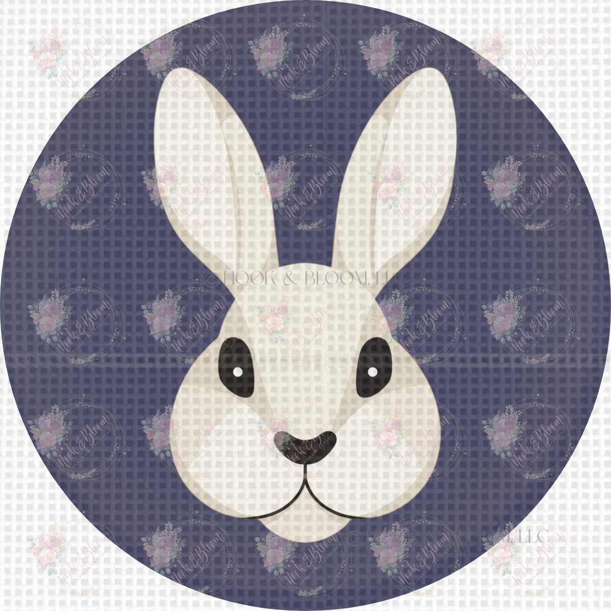 Cleo the Rabbit 4x4 round