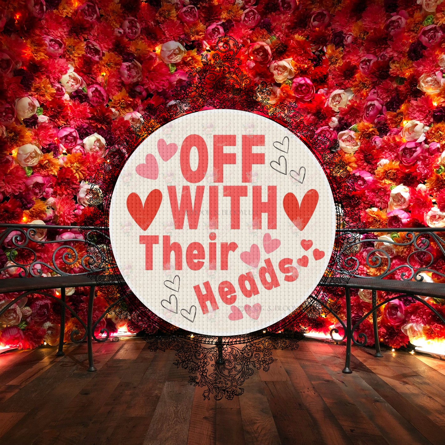 Off with Their Heads 4x4 round