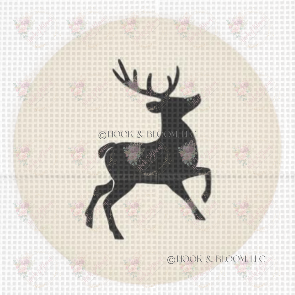 Reindeer 4x4 round