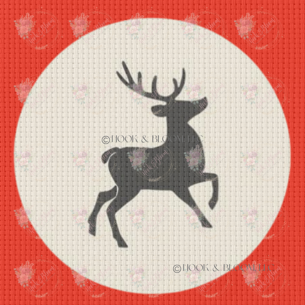 Reindeer 4x4 square