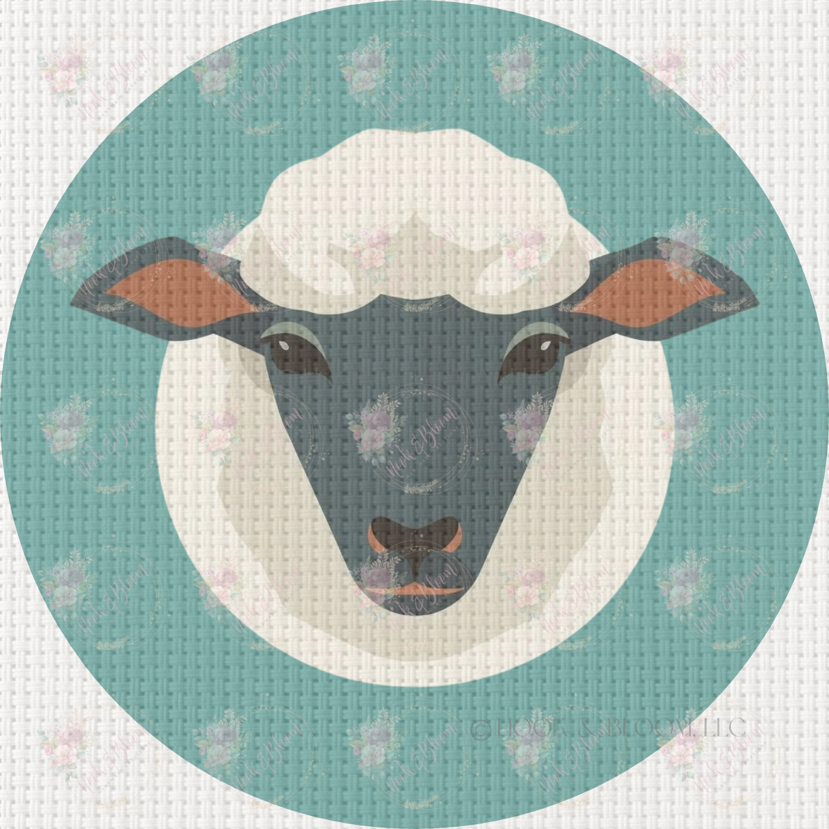 Shirley the Sheep 4x4 round