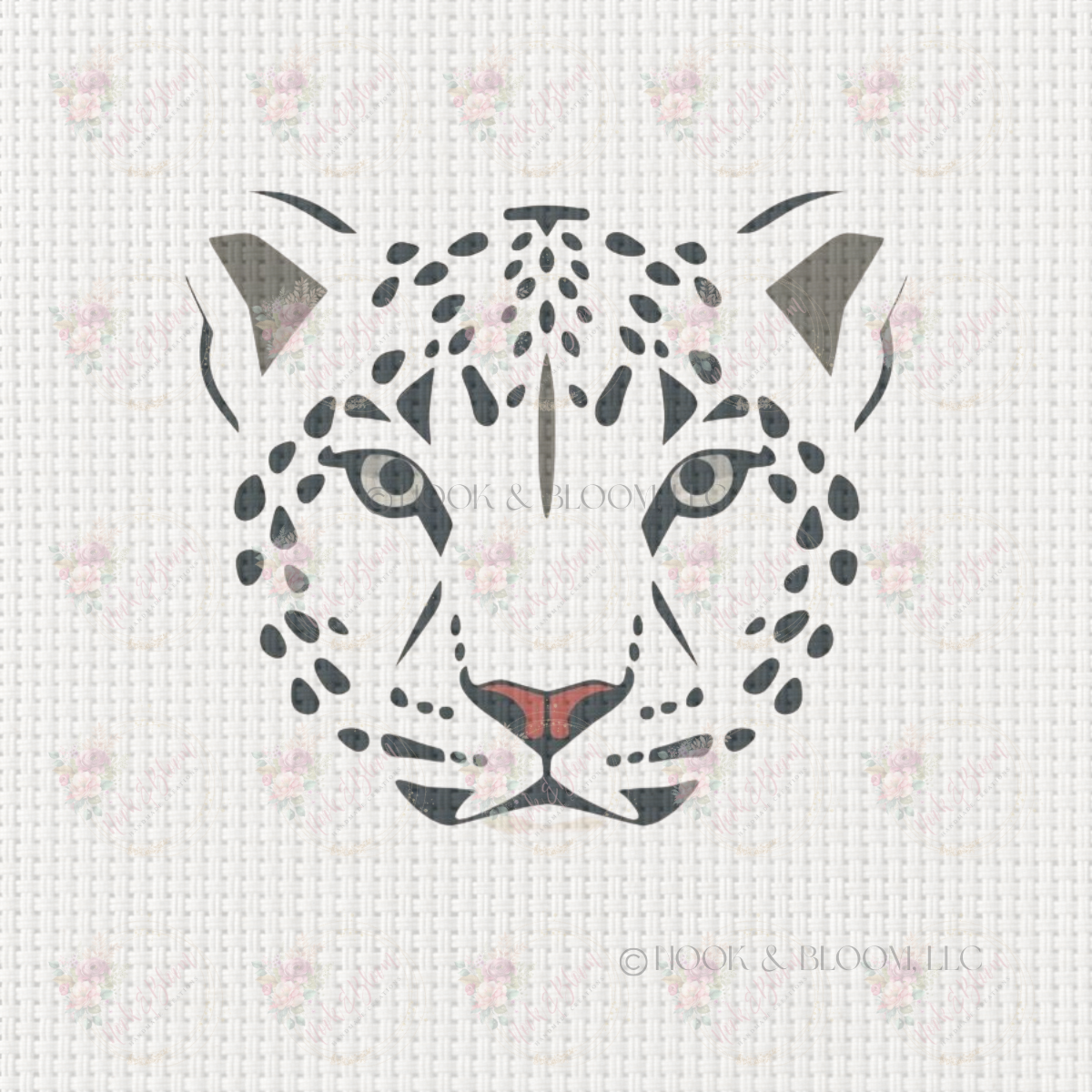 Nieve the Snow Leopard 4x4 square
