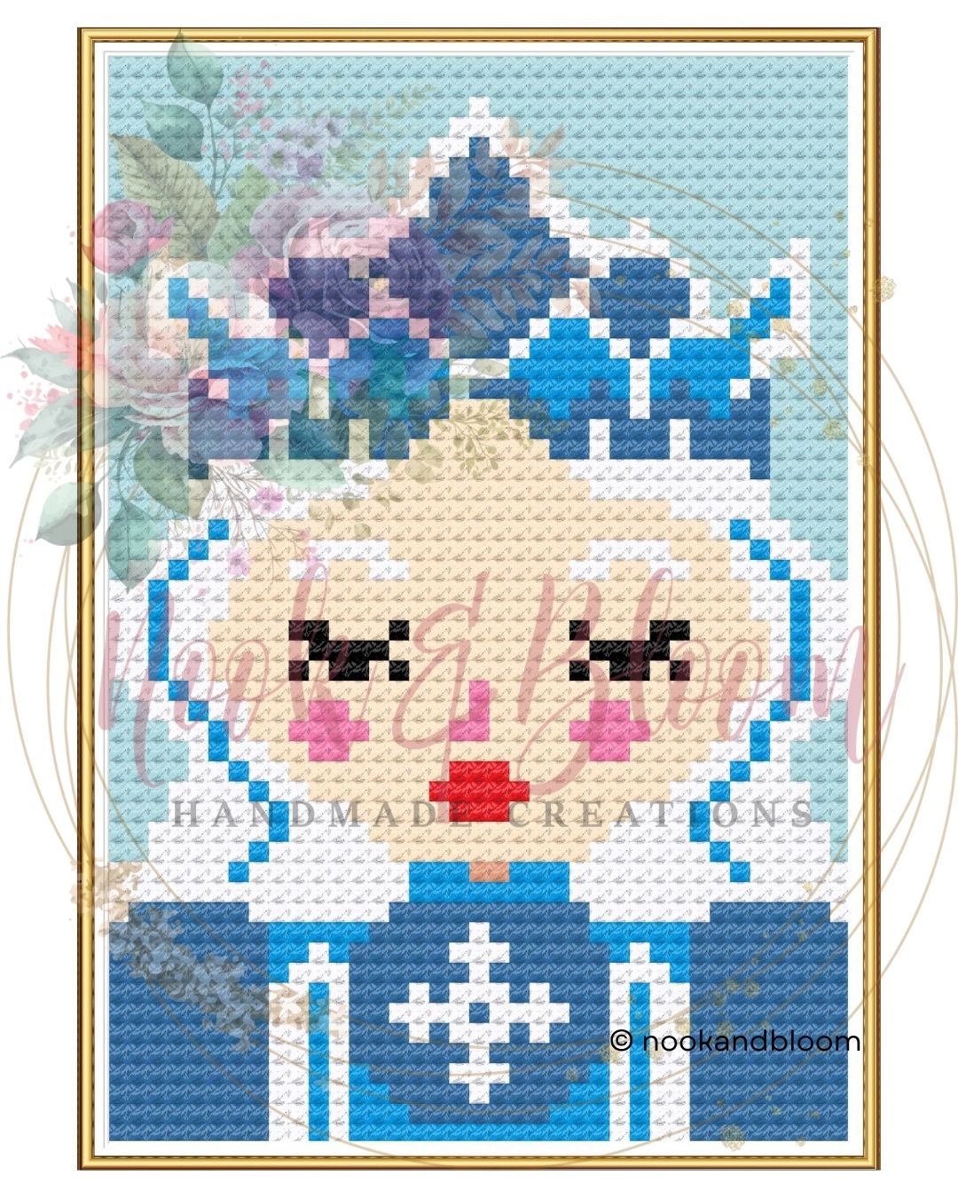 Snow Queen | The Yuletide Set | 18-Mesh Needlepoint PDF Chart