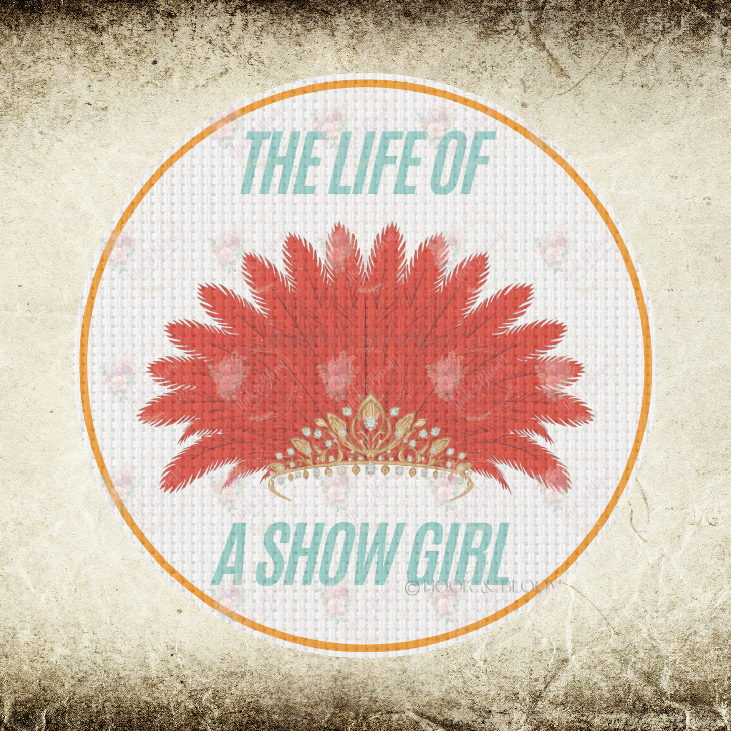 Taylor Swift The Life of a Show Girl 4x4 round
