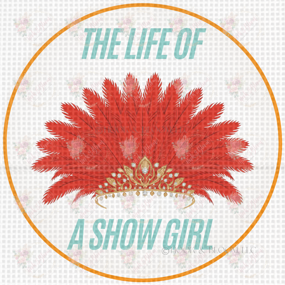 Taylor Swift The Life of a Show Girl 4x4 round