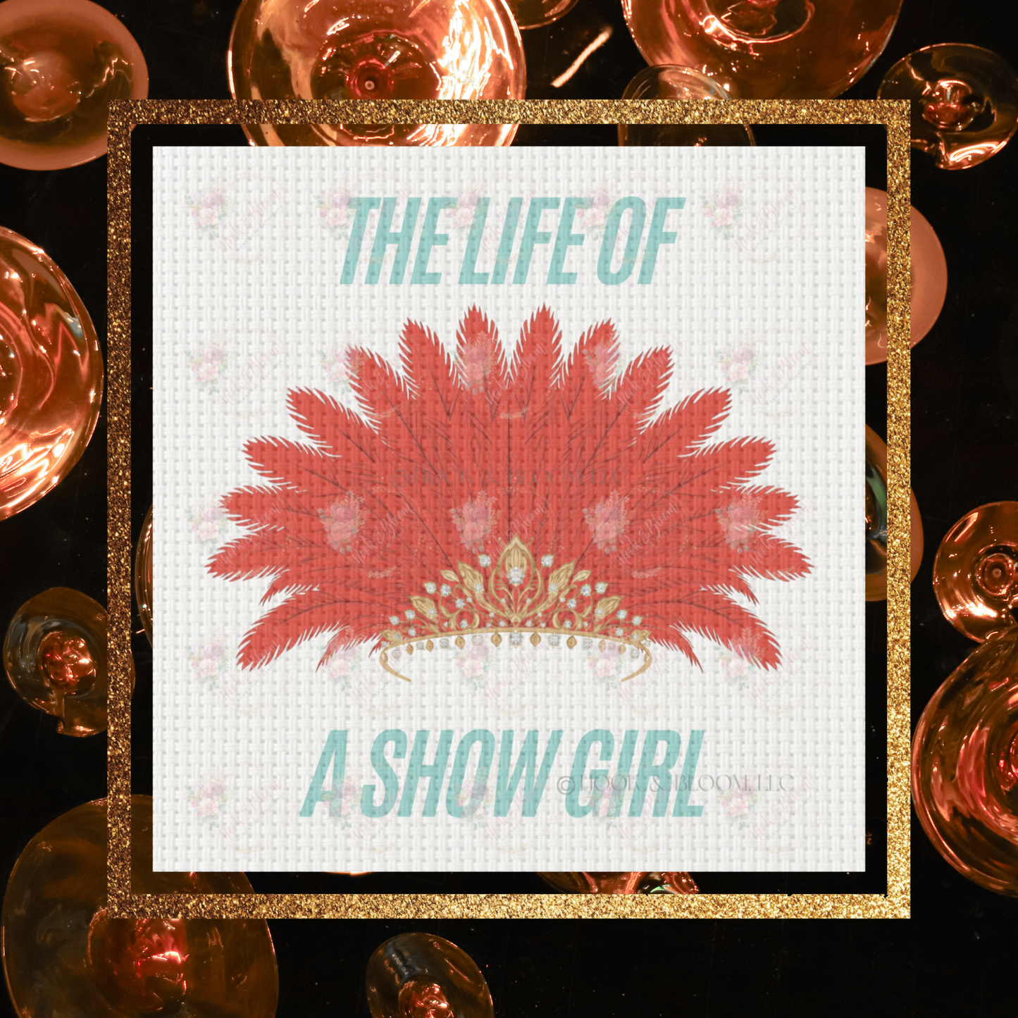 Taylor Swift The Life of a Show Girl 4x4 square