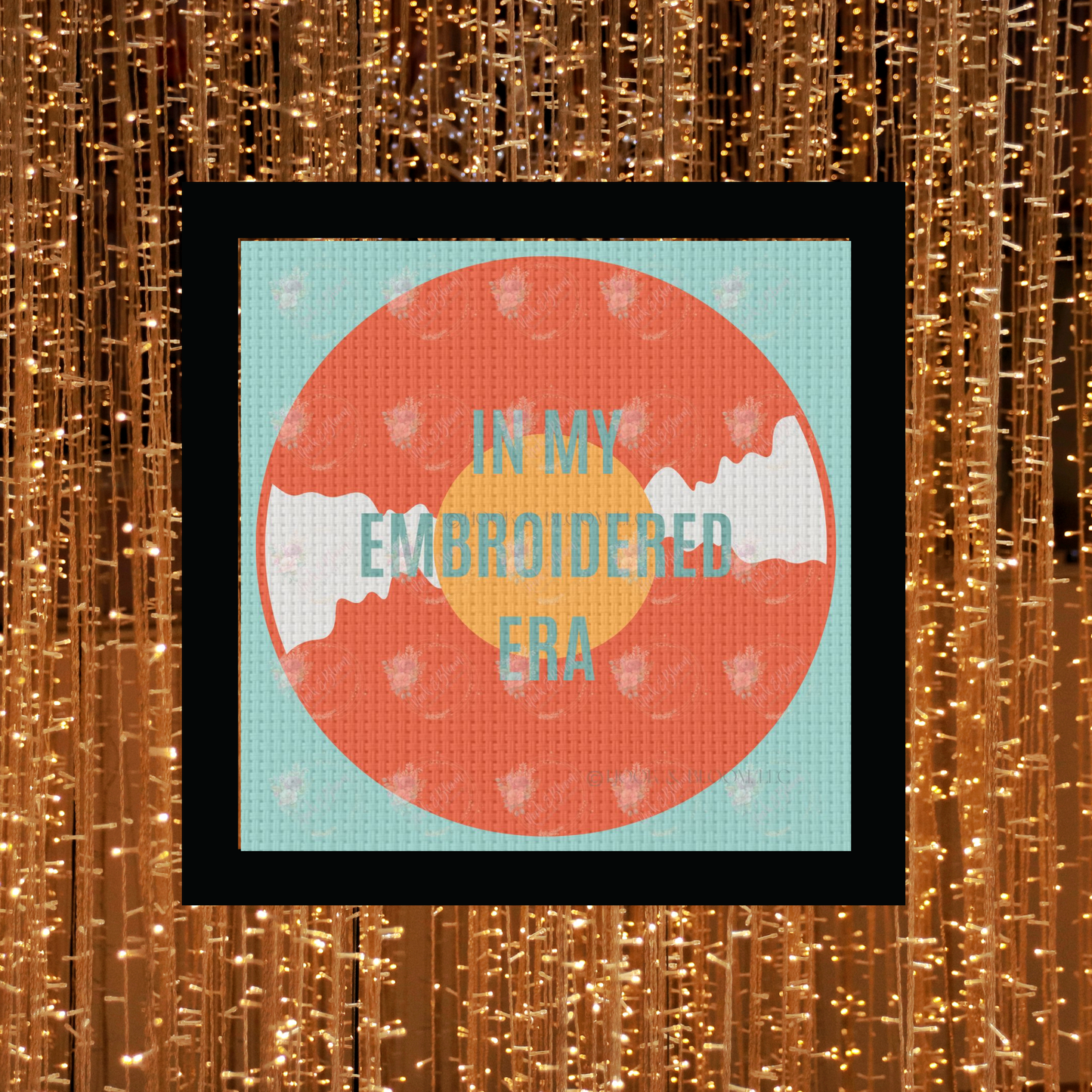 Taylor Swift Embroidered Era 4x4 square