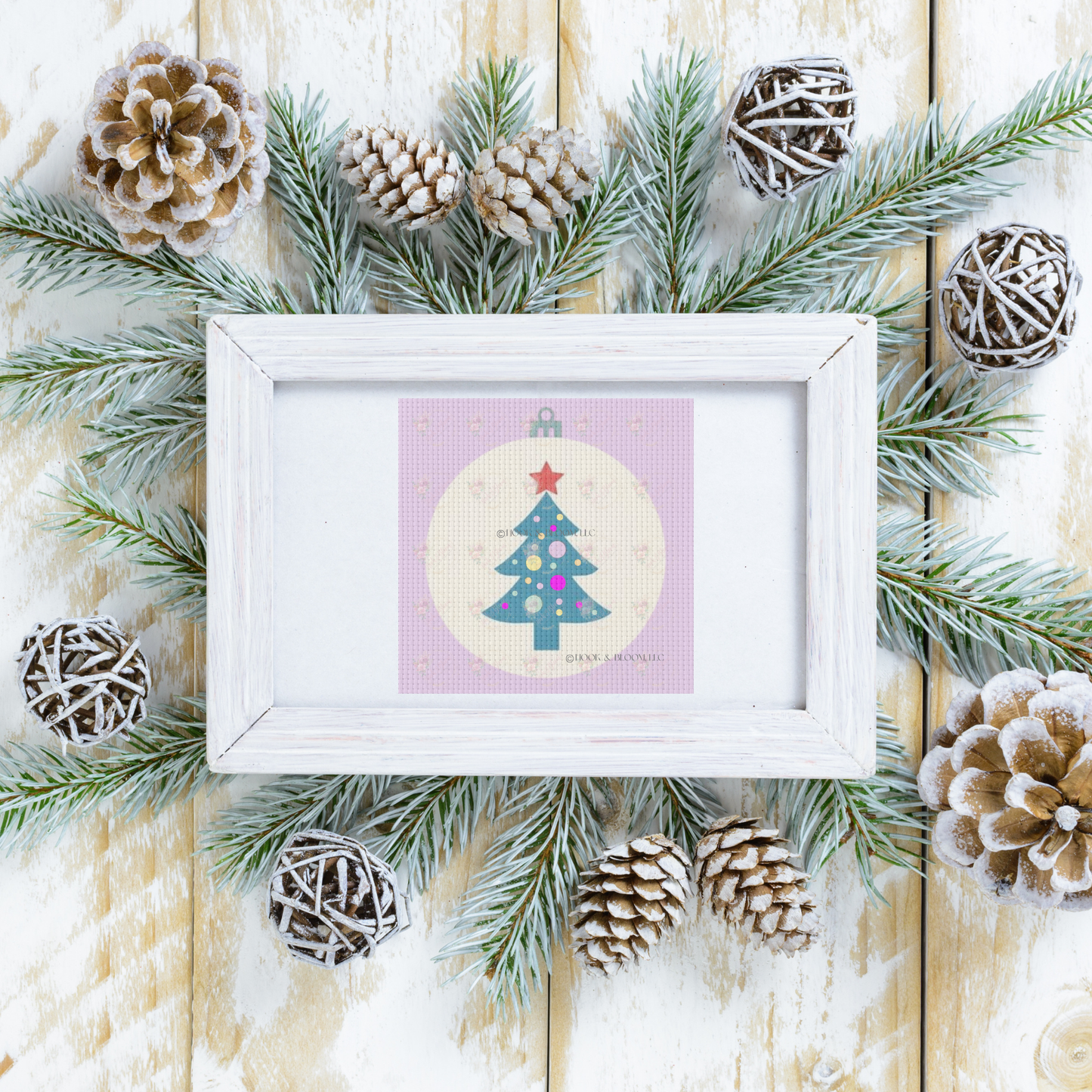 Christmas Tree 4x4 square