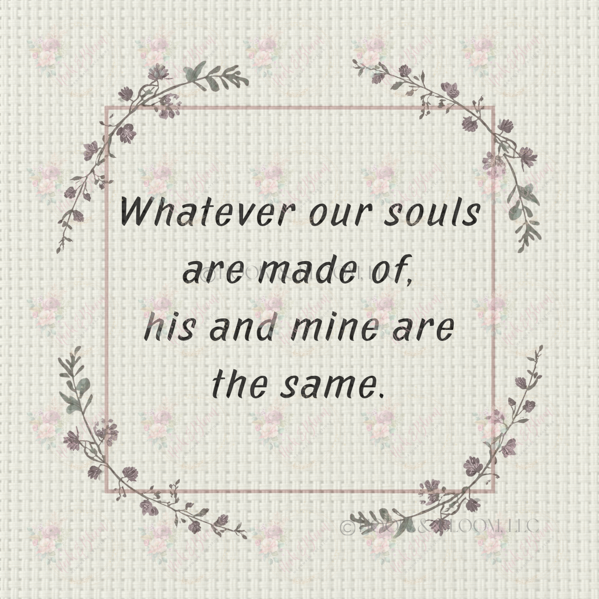 Wuthering Heights 4x4 square