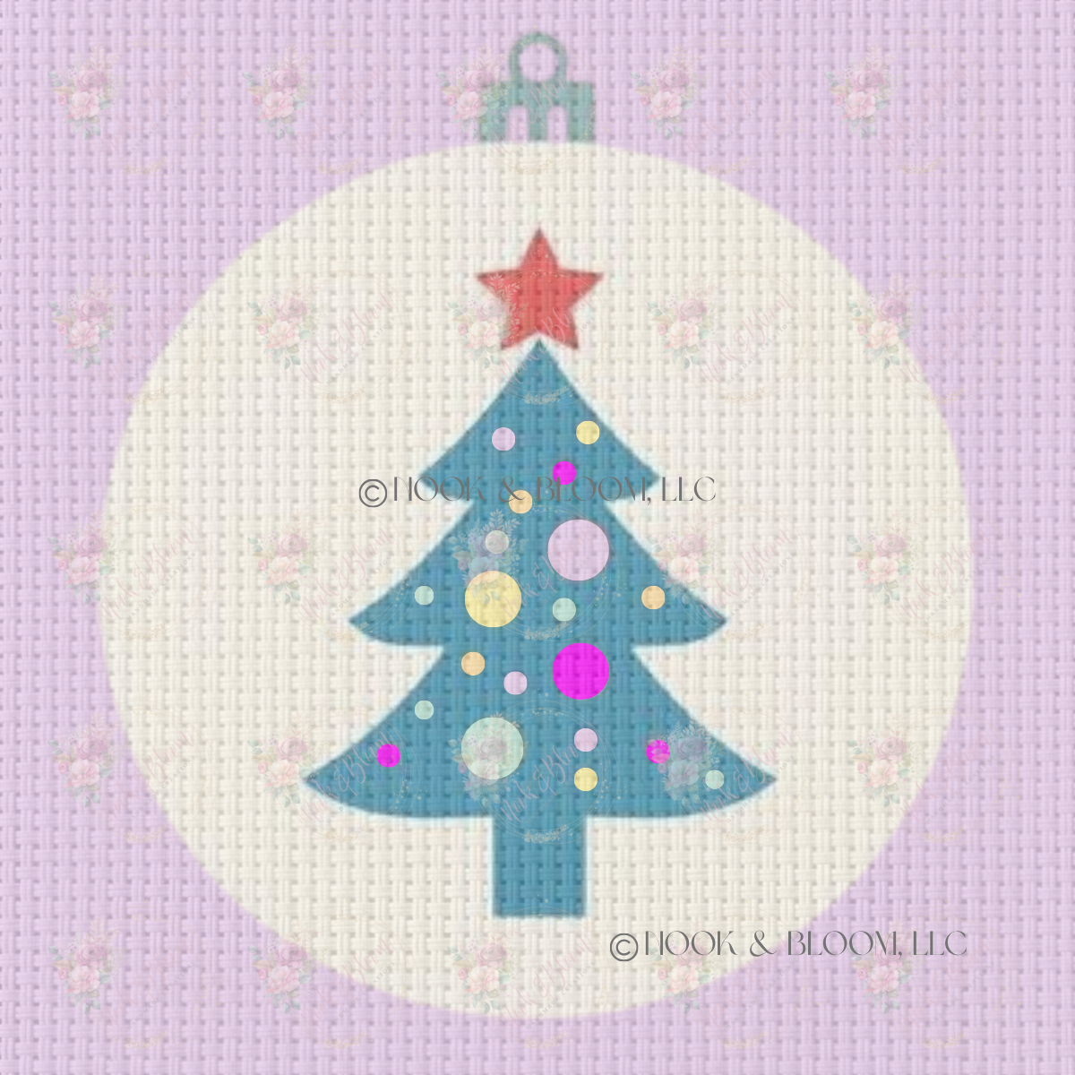 Christmas Tree 4x4 square